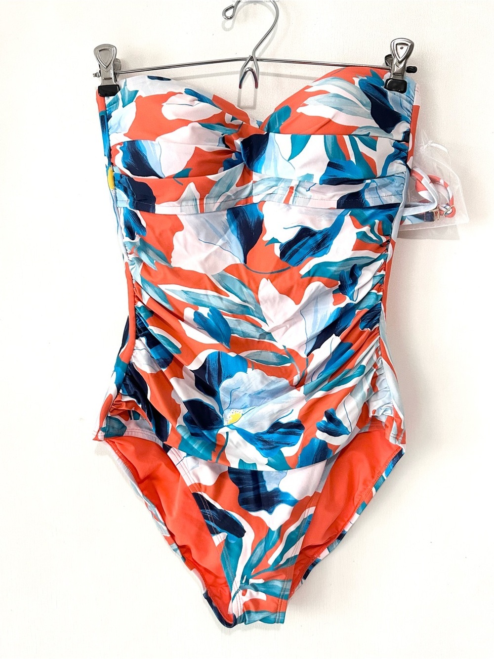 Anne Cole One Piece Floral Swimsuit Size 8